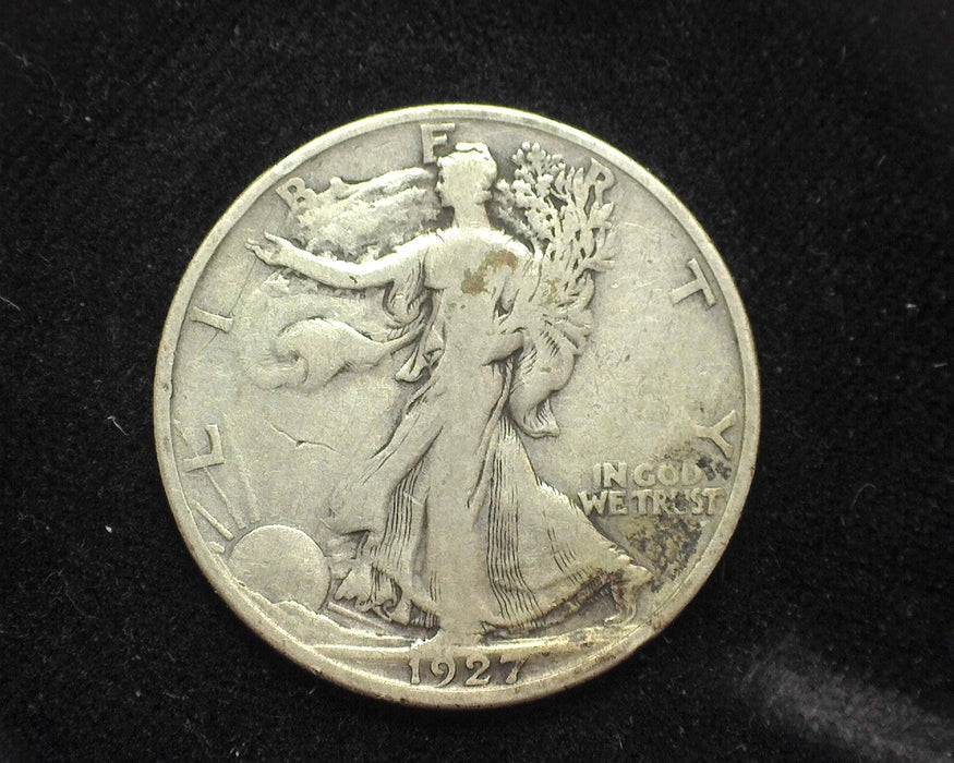 1927 S Liberty Walking Half Dollar F - US Coin