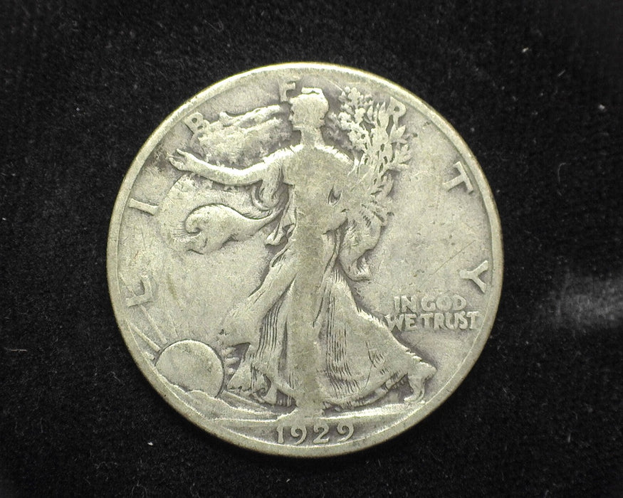 1929 S Liberty Walking Half Dollar VG - US Coin