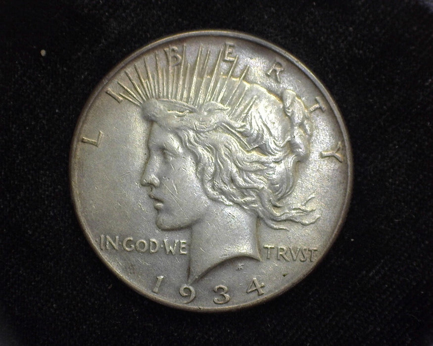 1934 Peace Dollar AU - US Coin