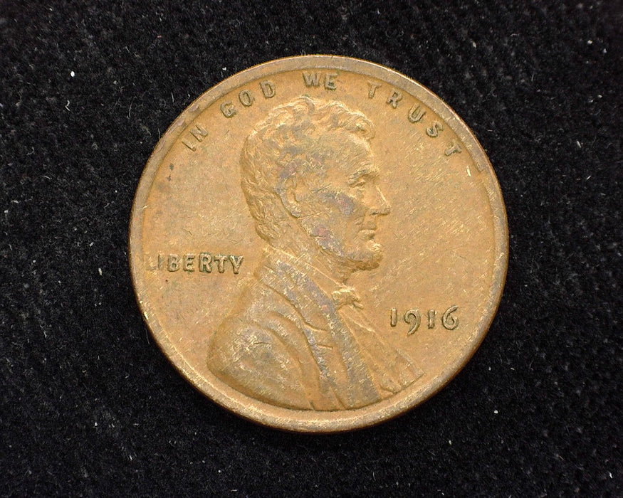 1916 Lincoln Wheat Penny/Cent XF - US Coin