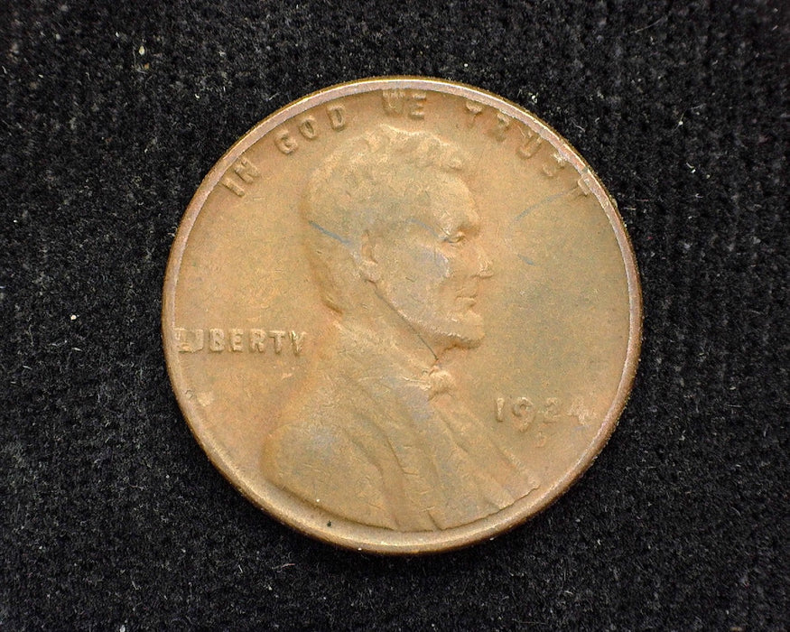 1924 D Lincoln Wheat Penny/Cent G - US Coin