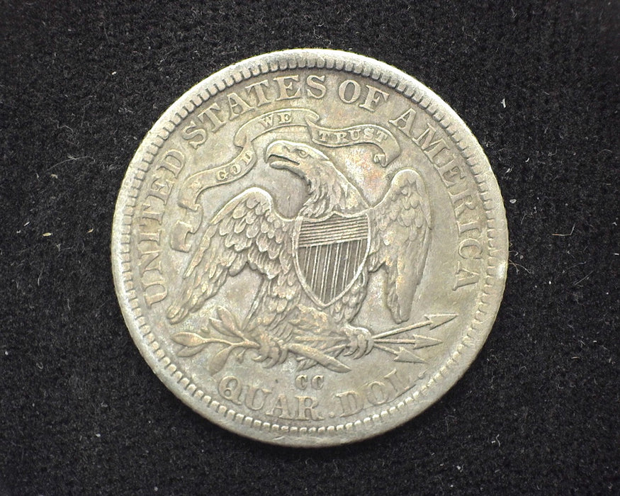 1877 CC Liberty Seated Quarter VF/XF - US Coin