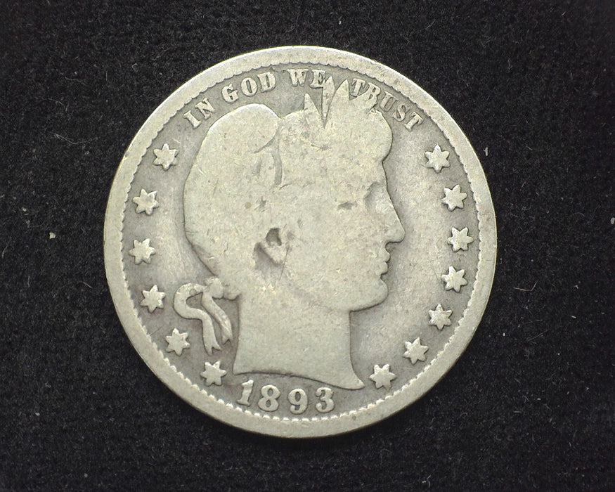 1893 O Barber Quarter G - US Coin