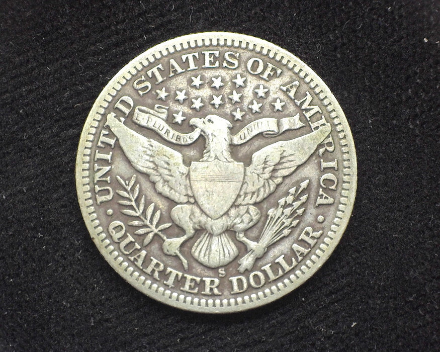 1905 S Barber Quarter F+ - US Coin