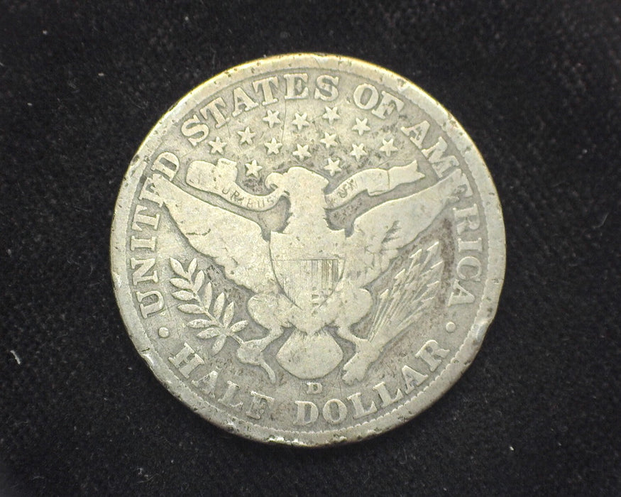 1906 D Barber Half Dollar VG - US Coin