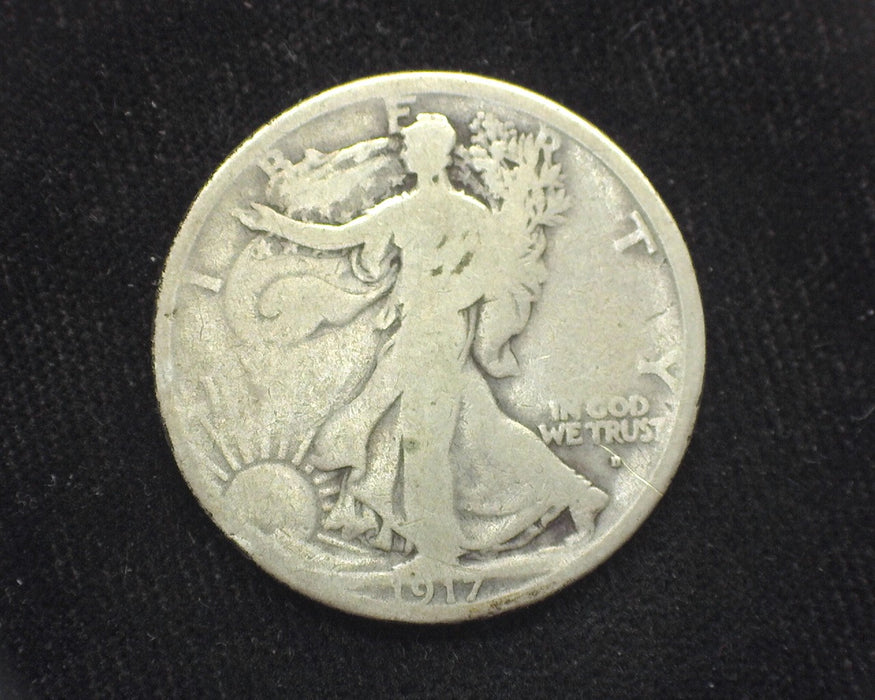 1917 D Obverse Liberty Walking Half Dollar G - US Coin