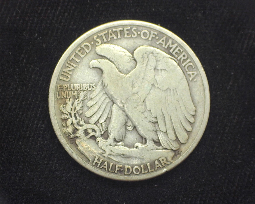 1929 D Liberty Walking Half Dollar VG - US Coin