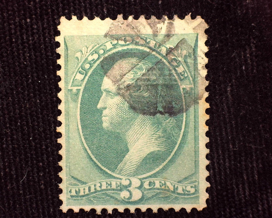 #136 Rich color and faint cancel. Used VF US Stamp