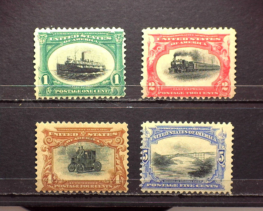 #294-297 1901 Pan American Issue. Fresh stamps. Mint F NH US Stamp