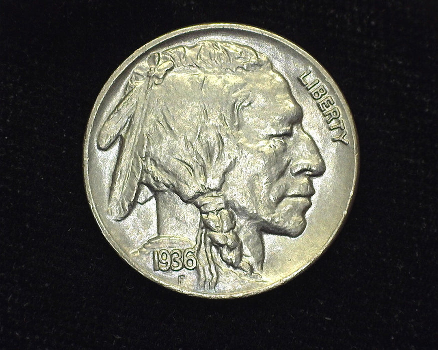 1936 P Buffalo Nickel BU CH - US Coin