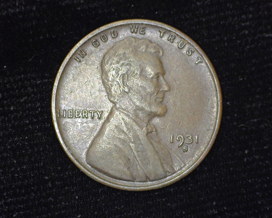 1931 S Lincoln Wheat Cent XF - US Coin