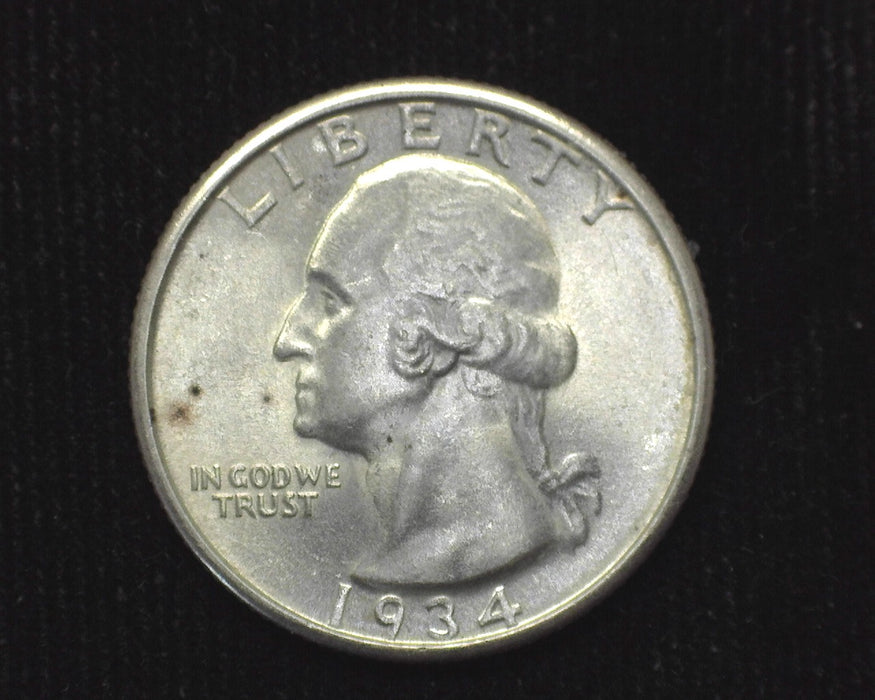 1934 Washington Quarter BU - US Coin