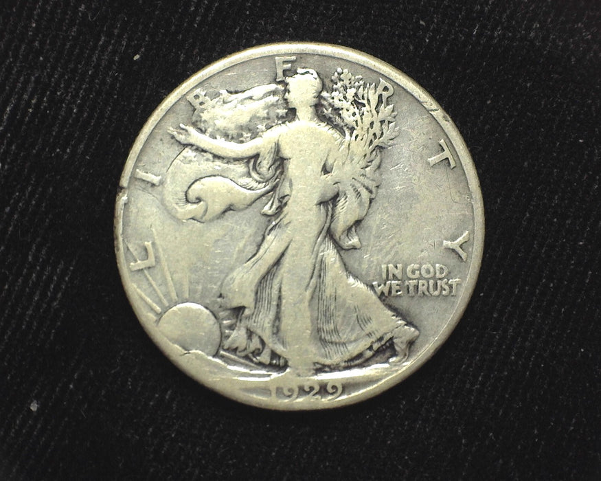 1929 D Walking Liberty Half Dollar F - US Coin