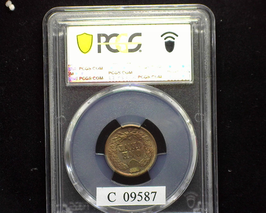 1863 Indian Head Penny/Cent PCGS MS63 - US Coin