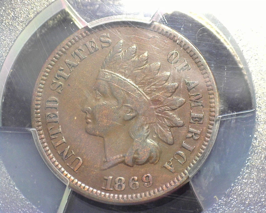 1869 Indian Head Penny/Cent PCGS VF 20 - US Coin