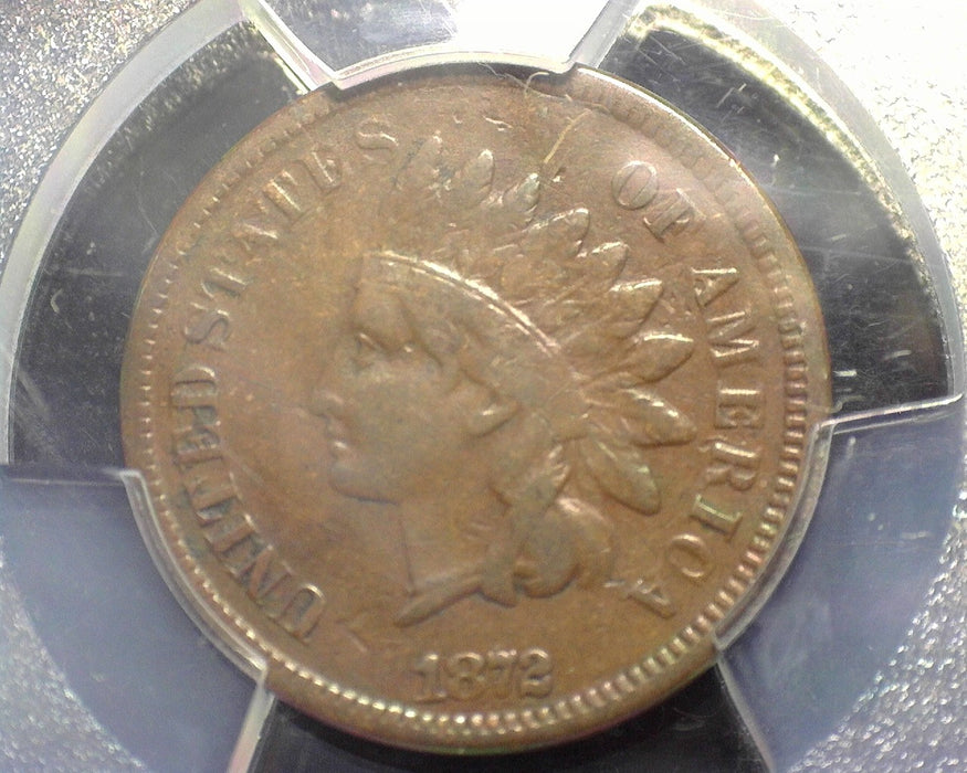 1872 Indian Head Penny/Cent PCGS VF 20 - US Coin