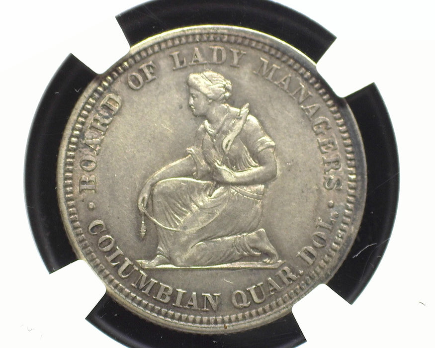 1893 Isabella Commemorative NGC AU 58 - US Coin