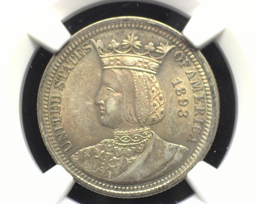 1893 Isabella Commemorative NGC AU 58 - US Coin