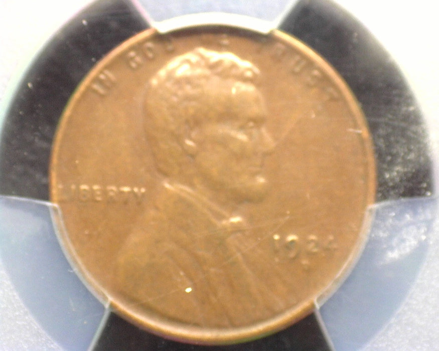 1924 D Lincoln Wheat Penny/Cent PCGS XF 45 - US Coin