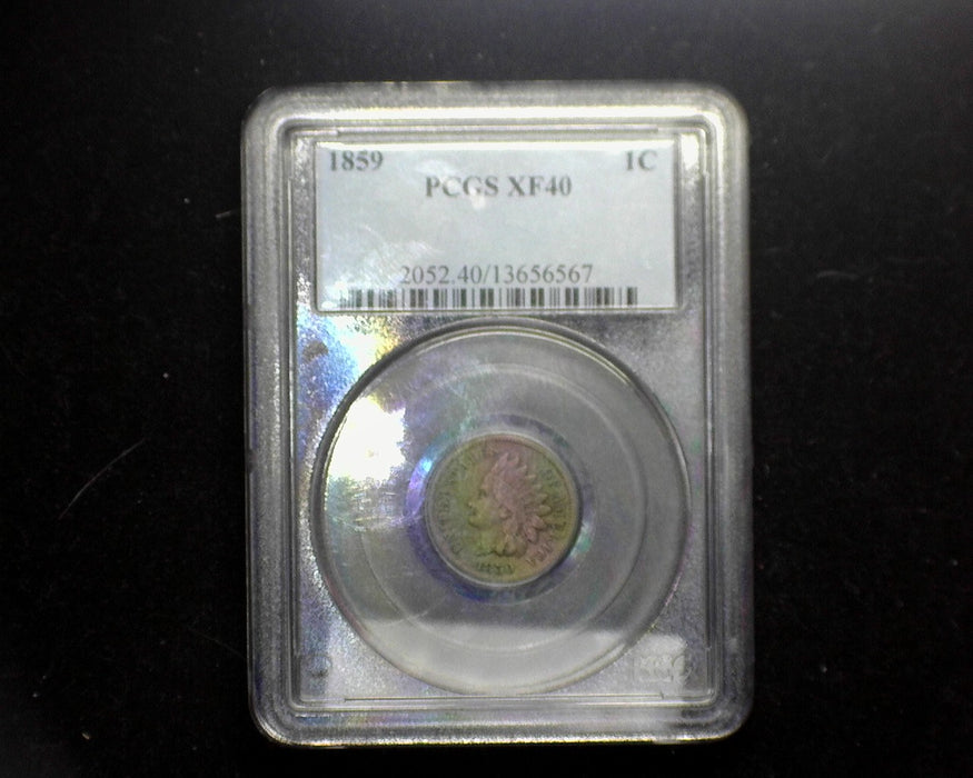 1859 Indian Head Penny/Cent PCGS XF 40 - US Coin