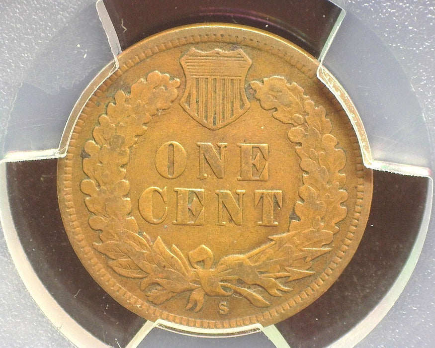 1908 S Indian Head Penny/Cent PCGS VF25 - US Coin