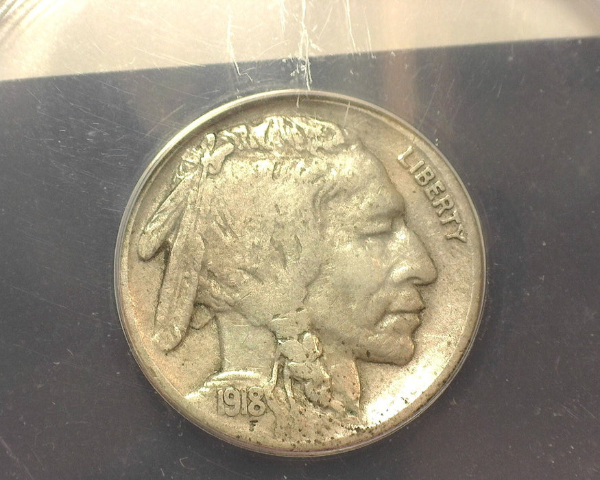 1918 S Buffalo Nickel ANACS F12 - US Coin