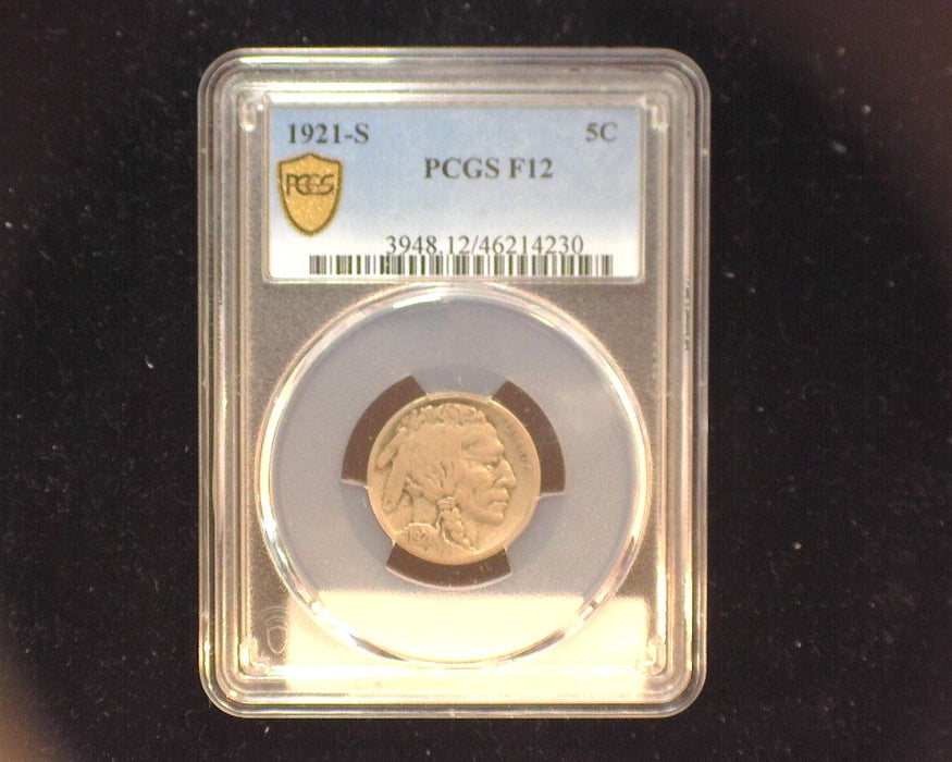 1921 S Buffalo Nickel PCGS F12 - US Coin