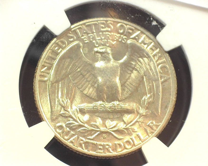 1935 S Washington Quarter NGC MS 64 - US Coin