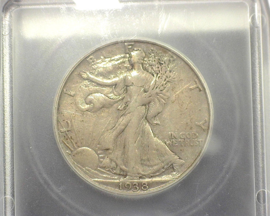 1938 D Liberty Walking Half Dollar ICG EF40 - US Coin