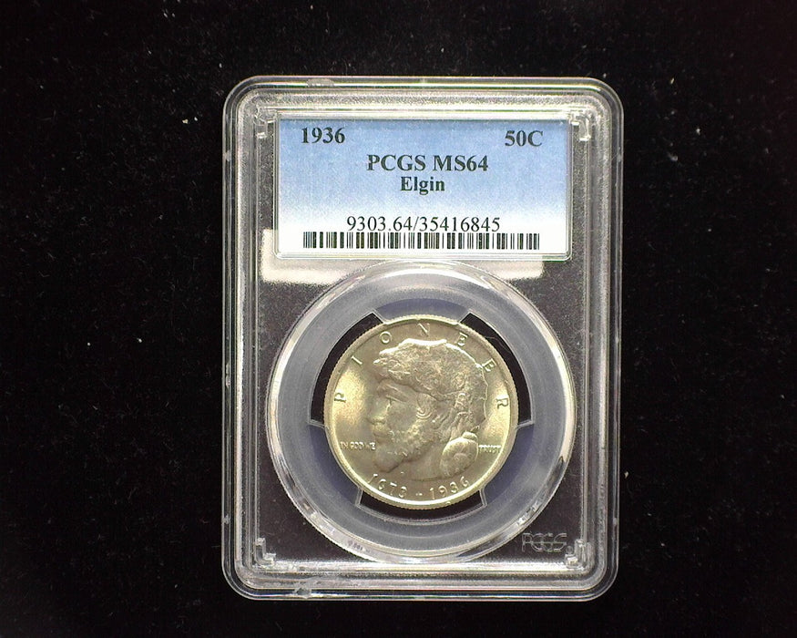 1936 Elgin Silver Commemorative Half Dollar PCGS MS64 - US Coin