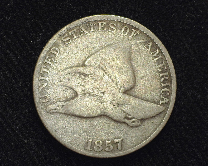 1857 Flying Eagle Penny/Cent VG - US Coin