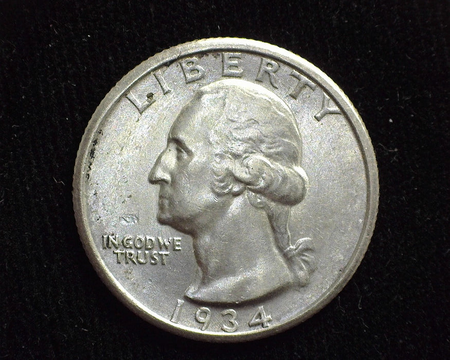 1934 Washington Quarter BU - US Coin