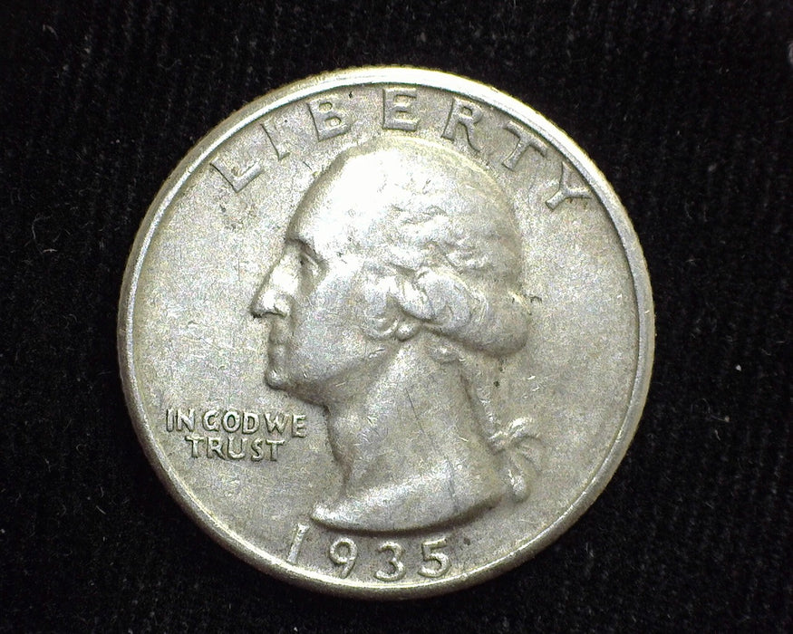 1935 Washington Quarter XF - US Coin