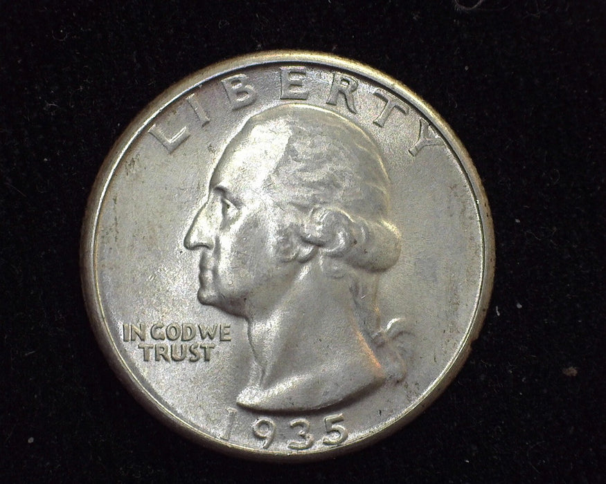 1935 Washington Quarter BU Choice - US Coin