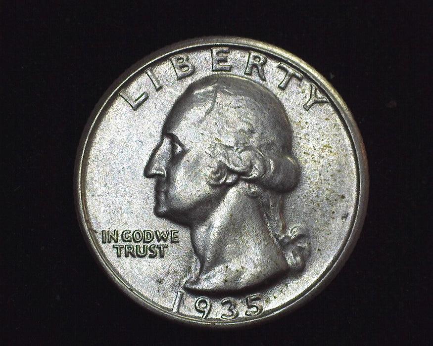 1935 Washington Quarter BU - US Coin