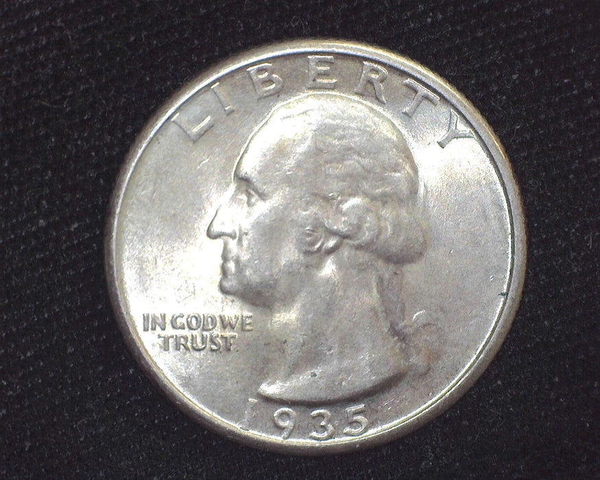 1935 Washington Quarter BU - US Coin