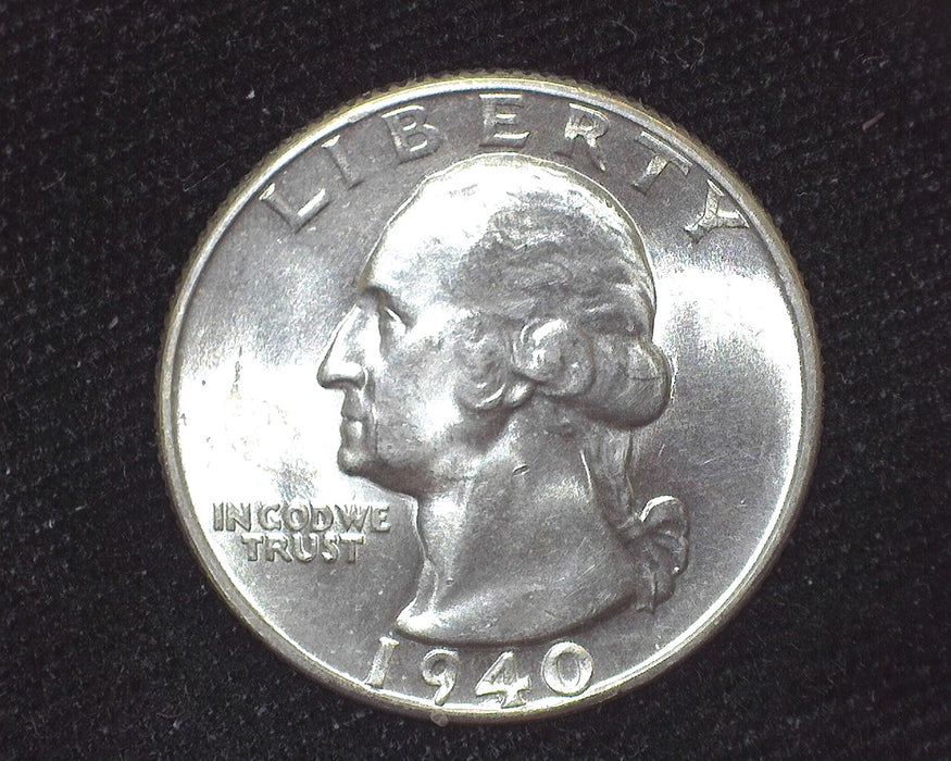 1940 D Washington Quarter BU Choice - US Coin