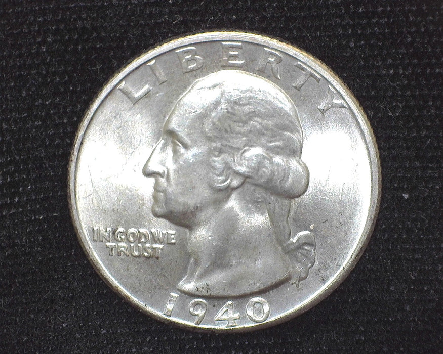 1940 S Washington Quarter BU - US Coin