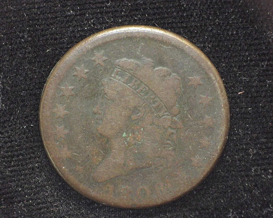 1808 Large Cent Classic Head VG - US Coin