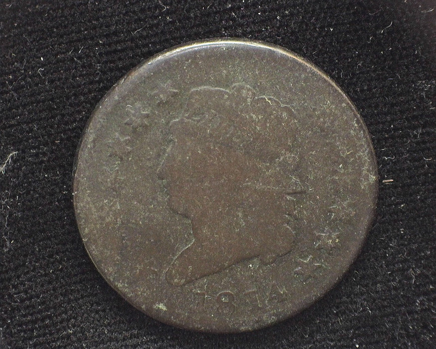 1814 Large Cent Classic Cent AG - US Coin