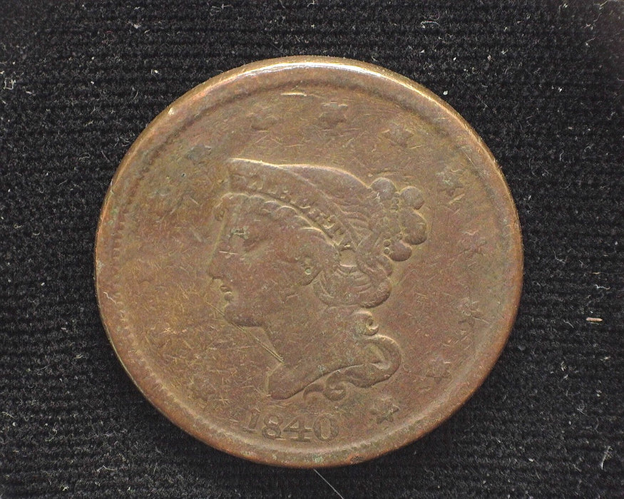 1840 Large Cent Classic Cent F Scratches - US Coin