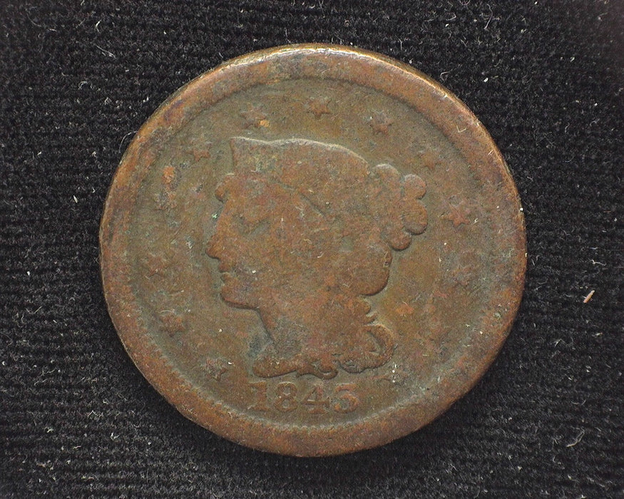 1843 Large Cent Classic Cent G - US Coin