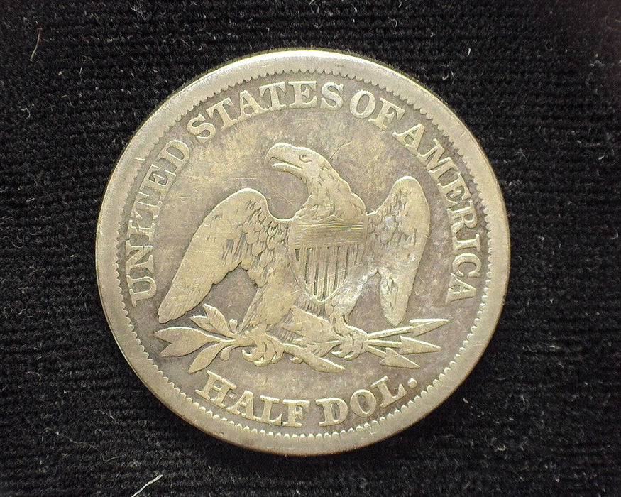 1842 Seated Liberty Half Dollar VG Center bend - US Coin