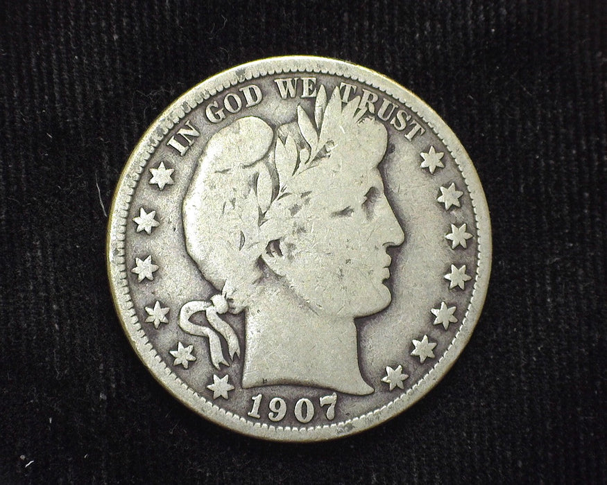 1907 Barber Half Dollar VG - US Coin