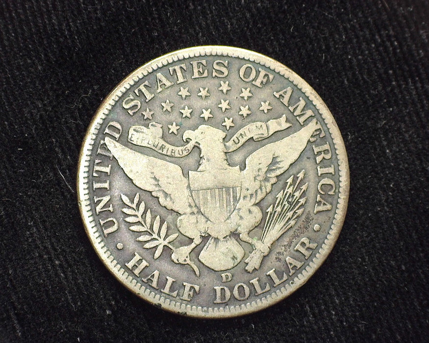 1907 D Barber Half Dollar VG/F - US Coin