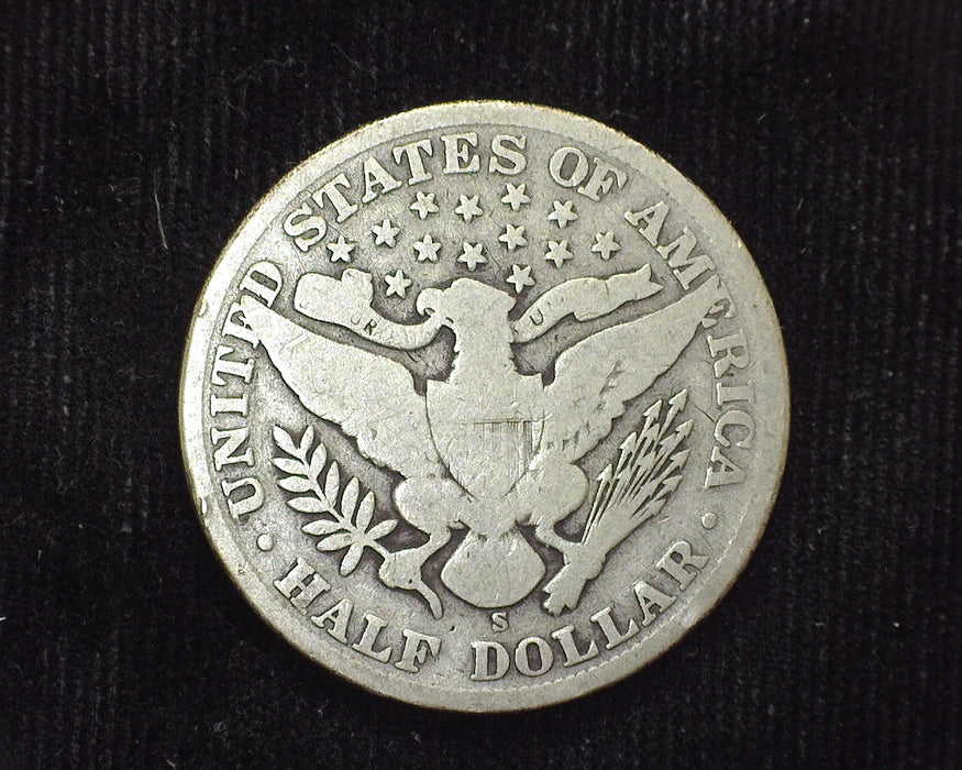 1907 S Barber Half Dollar G+ - US Coin