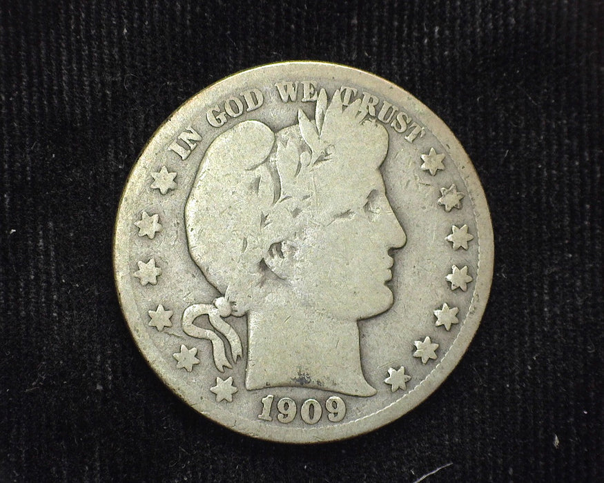 1909 S Barber Half Dollar G/VG - US Coin