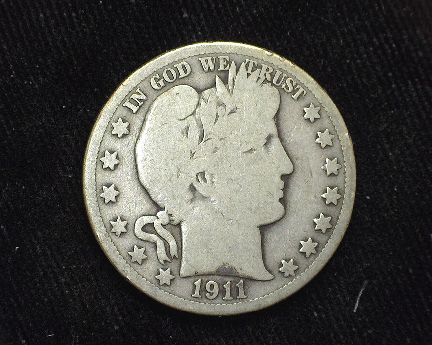 1911 Barber Half Dollar G+ - US Coin