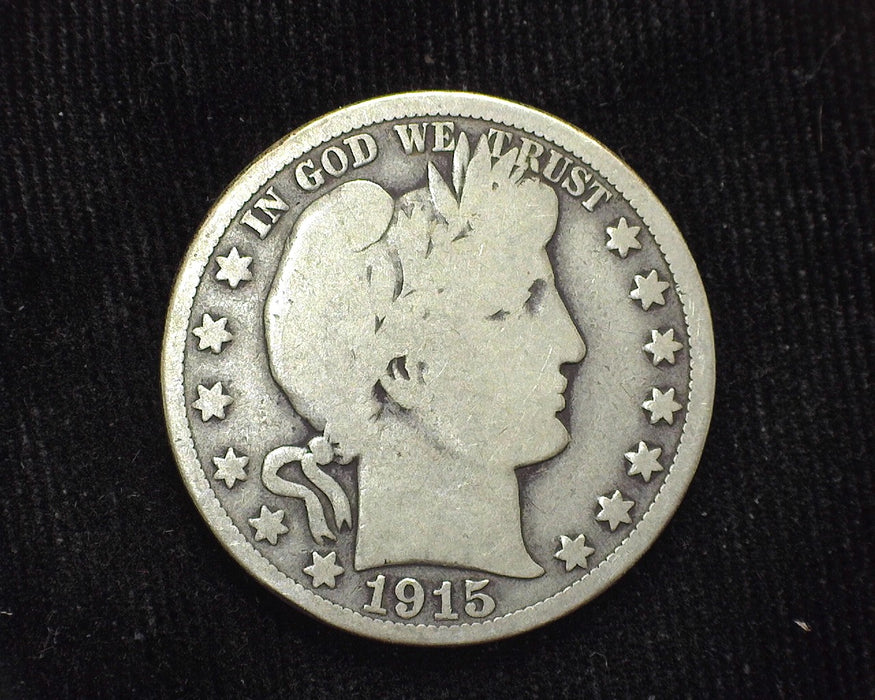 1915 S Barber Half Dollar G - US Coin