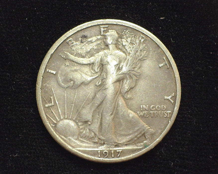 1917 Liberty Walking Half Dollar F - US Coin